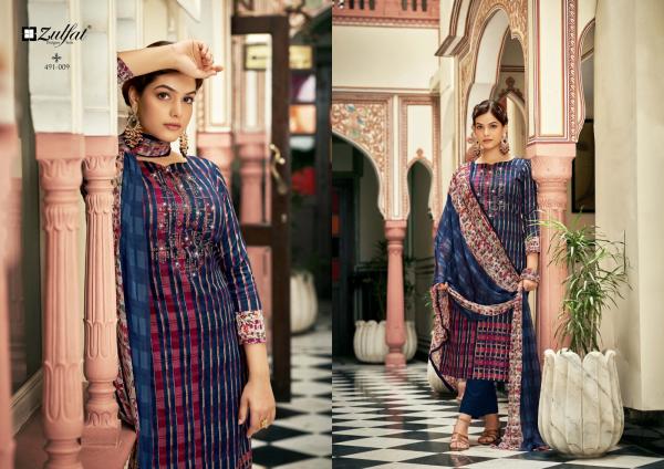 Zulfat Adaa Exclusive Cotton Designer Dress Material Collection